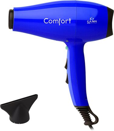 Фен Gama Italy Professional Comfort, 2200 Вт, AC-мотор, 3 м кабель, вироблено в Італії, гарантія 2+3 роки