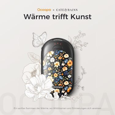 Електричні грілки для рук Ocoopa 2 шт. з магнітом, 5000mAh, 3 режими нагріву, компактні, для рукавичок, зими, подарунок