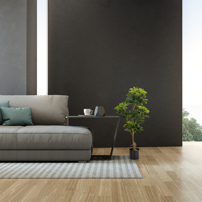 Штучна рослина / Штучне дерево SCHEFFLERA Radiant Aralia 90 см Пластик зелений hjh ОФІС