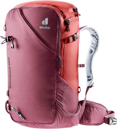 Жіночий рюкзак для гірськолижних турів Deuter Freerider Pro 32+ SL, 32+ л, бордовий