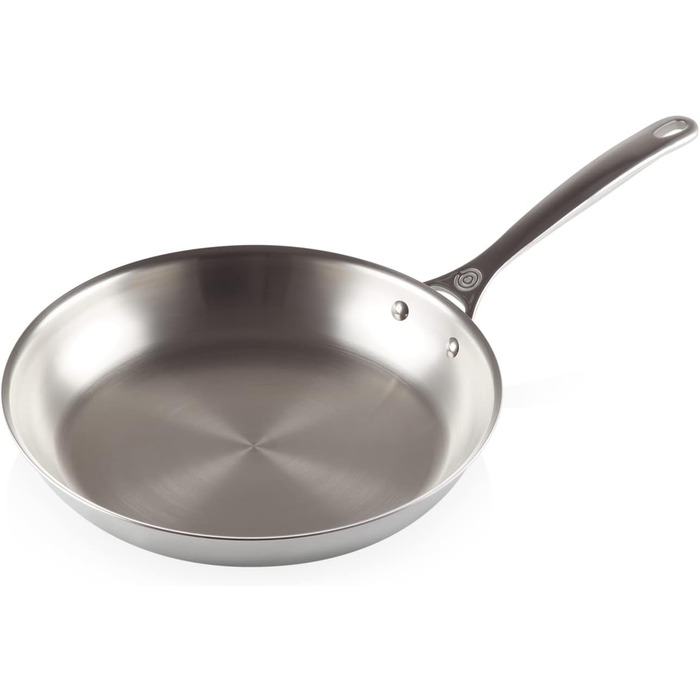 Сковорода LE CREUSET з нержавіючої сталі 30 см, 3-шарова, без покриття