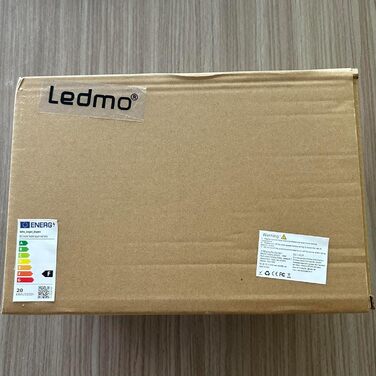 LEDMO LED настінні світильники 30Вт, 4 шт, білий, для внутрішнього та зовнішнього використання, регульований світловий потік вгору/вниз, 3000K тепле біле світло, IP65 водонепроникні
