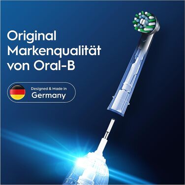 Смінні насадки для електричної зубної щітки Oral-B PRO CrossAction, чорні, 12 шт.