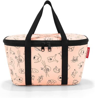 Термосумка для дітей Reisenthel XS Cats and Dogs, 4 л, м'ятна з червоним