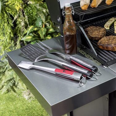 Char-Broil Comfort Grip набір для грилю, 3 предмети, нержавіюча сталь