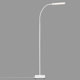 BRILONER LED торшер з димером, сенсорний, регульований теплий і холодний білий, лампа для читання, підлогова лампа для вітальні, світильник стельовий, 20,8x20,8x183 см, білий