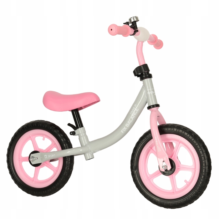Беговел Trike Fix Balance, сіро-рожевий