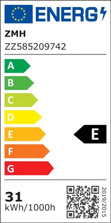 Світильник настінний ZMH LED 30 см, чорний, 8W, тепле світло, сучасний для коридору, сходів, спальні, вітальні