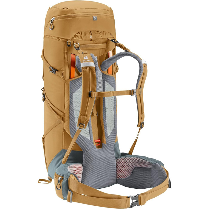 Рюкзак Deuter Aircontact Core 40+10 л для трекінгу, унісекс, мигдально-бірюзовий