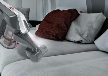 Пилосос акумуляторний Hoover з насадкою для шерсті тварин, до 25 хв роботи, без мішка, вертикальний, LED-підсвітка [HF322AFP]