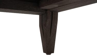 Комод Mendler T18 з 4 шухлядами, 74x30x25 см, вінтажний шафка у стилі шеббі-шик, сірий/коричневий