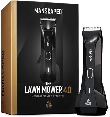 Електричний тример для інтимної зони MANSCAPED Lawn Mower 4.0 з керамічним лезом, водонепроникний, для сухого та вологого гоління, чоловічий бритва з док-станцією