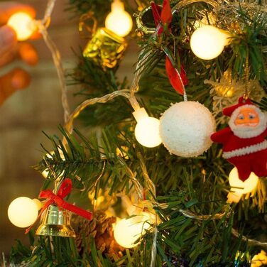Льоководна гірлянда WOWDSGN 40M 400 LED, диммер, 8 режимів, для дому та саду, тепле світло, ідеальна для свят
