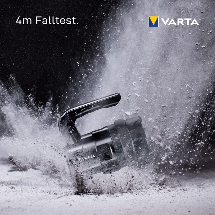 Ліхтар-ліхтар VARTA LED Indestructible BL20 Pro, 6 Вт, 6x AA, робочий, ударостійкий, захист від пилу та вологи, два режими