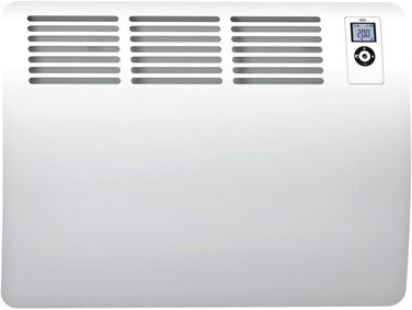 Електричний конвектор AEG WKL 1500 Comfort, 1500 Вт, енергоощадний, для 20 м², алюмінієва панель, VDE, LCD-дисплей, тижневий таймер, 120-хв. таймер, безшумний режим