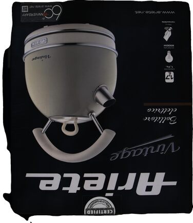 Електричний чайник Ariete 2877/03, 1,7 л, білий/бежевий