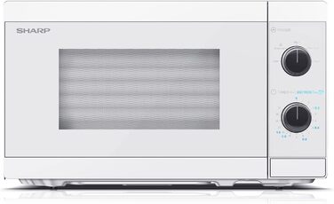 Мікрохвильова піч SHARP MS01E-C, 800 Вт, 5 режимів, функція розморожування, 440x258x344 мм, кристально-біла