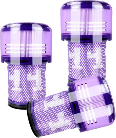 Змінний фільтр COJINLDFEI для пилососа Dyson V12 Detect Slim, сумісний з моделлю V12 Slim, аналог 971517-01, 3 штуки
