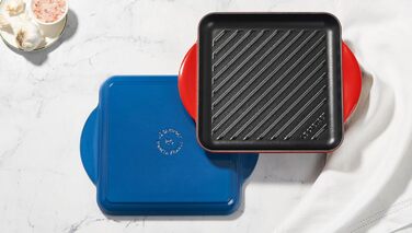 Гриль чавунний емальований Le Creuset, квадратний, 26 см, колір 'Морська сіль'