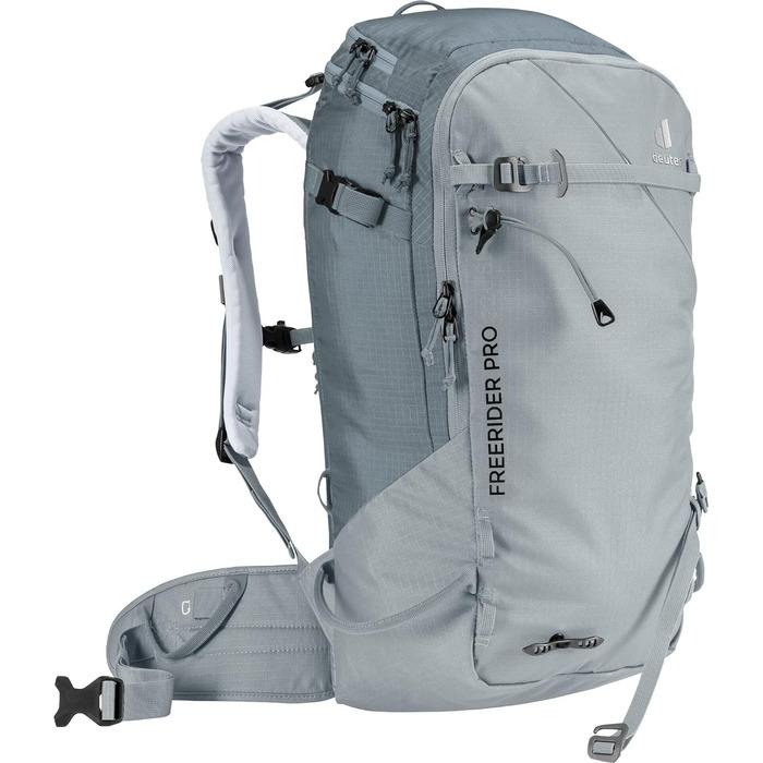 Жіночий туристичний рюкзак Deuter Freerider Pro 32+10 л, для лижних турів, сірий