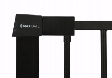 Розпірна захисна огорожа Maxigate для дверей та сходів, з розширювачами, чорна