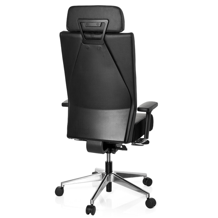 Офісне крісло / поворотне крісло PRO-TEC XXL Шкіра Чорний HJH OFFICE