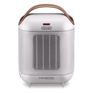 Керамічний обігрівач De'Longhi HFX30C18.AG, мобільний конвектор 1800 Вт, 2 рівні потужності, функція Anti-Frost