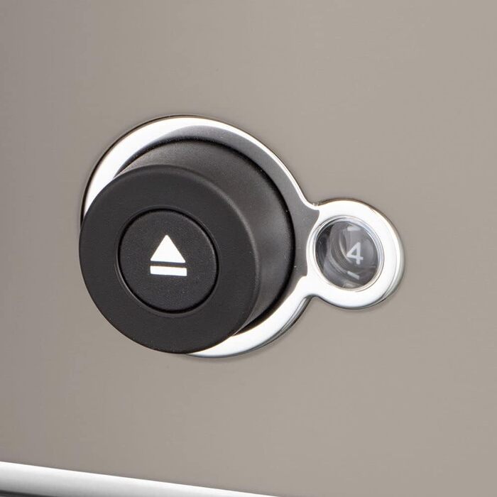 Тостер Russell Hobbs Distinctions Titanium (2 відділення) - нержавіюча сталь, 6 режимів, розморожування, підігрів, підйом тостів