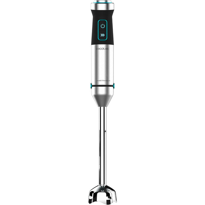 Блендер Cecotec Stabmixer Power TitanBlack 1500 XL Cream - 1500 Вт, CrossBlades, XL-фут, захист від бризок, 8 аксесуарів