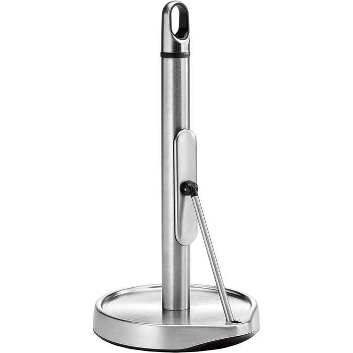 Тримач для паперових рушників simplehuman KT1203, підлоговий, з регульованим плечем, нержавіюча сталь, побіжкова обробка