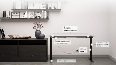Каркас Mealux Powerframe Duo Black (арт. BS-20 Black)