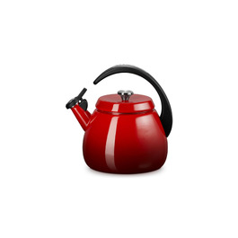Емальований чайник Le Creuset зі сталевим дном, 2,2 л, колір Вишня (Flamme)