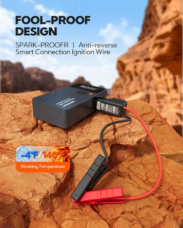 Бустер-пусковий пристрій для авто JC8 8000mAh 7-в-1: портативний компресор, Powerbank, LED-ліхтарик та USB-C зарядка, автомобільний jump starter