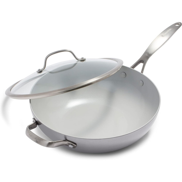 GreenPan Venice Tri-Ply Набір посуду з нержавіючої сталі 20см & 26см: антипригарне покриття, індукція, сумісність з духовкою, без PFAS