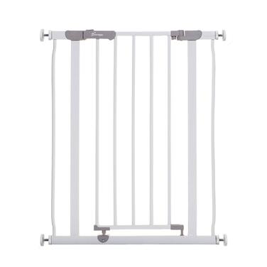 Захисні дитячі ворота Dreambaby AVA Slimline білі 61-68 см для дверей та сходів – з механізмом фіксації під тиском