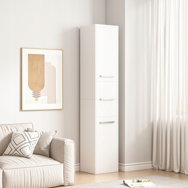 Стелаж MuvuHome, 30 x 170 x 30 см, білий