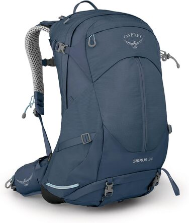 Жіночий туристичний рюкзак Osprey Sirrus 34 л, синій Muted Space Blue