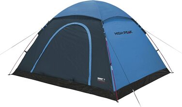 Намет для кемпінгу High Peak Kuppelzelt Monodome XL на 4 особи, синій/сірий, з водонепроникним дном