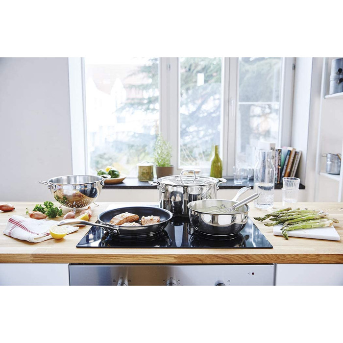 Набір каструль Beka Chef 4 шт., 18/8 нержавіюча сталь, сріблясті, 14-20 см