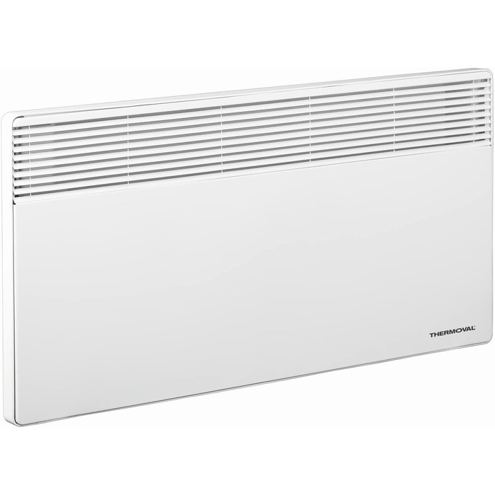 Електричний конвектор Thermoval TX 2500, 2,5 кВт, IP20, підлоговий або настінний електрообігрівач для дому та офісу, білий