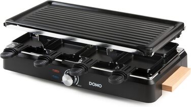 Ракелетниця-гриль DOMO DO9147G 'Just us' 600W для 8 осіб зі знімною пластиною