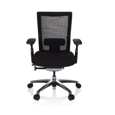 Крісло офісне NOVA PRO ALU тканина чорна hjh OFFICE