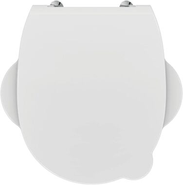 Дитяче сидіння для унітазу з кришкою Ideal Standard Contour 21 S453301, біле, для унітазу висотою до 305 мм
