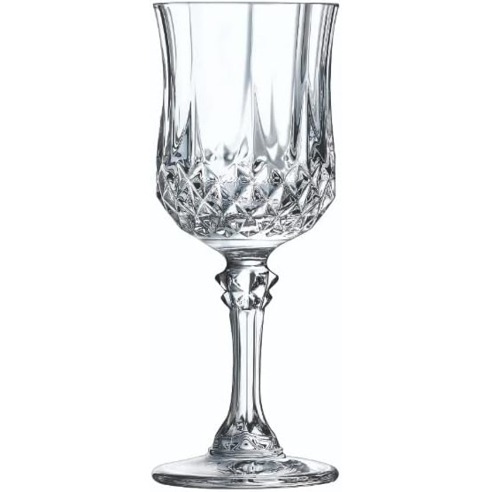 Келихи для коньяку Cristal d'Arques Paris Longchamp, 320 мл, 6 шт., Kwarx, міцне пакування, прозорі