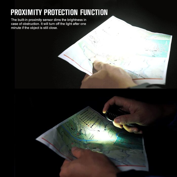 OLIGHT Perun 2 налобний ліхтар 2500 лм, 166 м, USB, 5 режимів, для бігу, риболовлі, кемпінгу, чорний