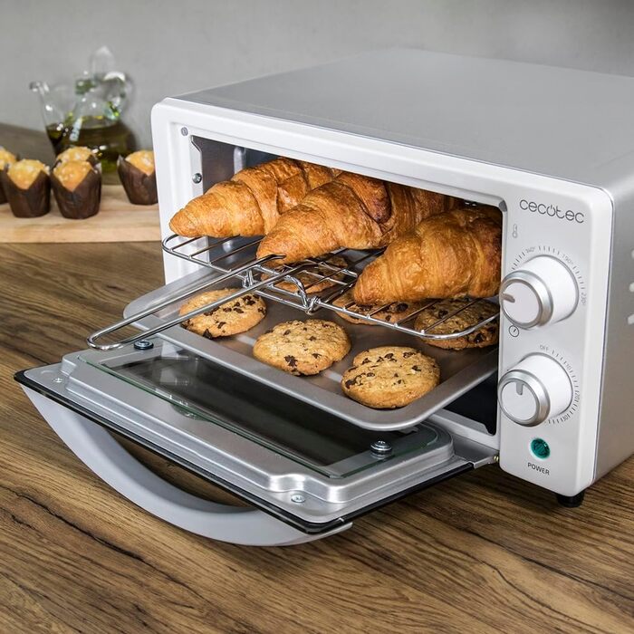 Міні-піч Cecotec Bake&Toast 1090 White 10л, 1000 Вт, таймер 60 хв, до 230°C, біла