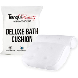 TranquilBeauty подушка для ванни – нековзна, ергономічна, для голови та спини, у подарунковій коробці