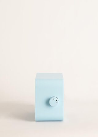 Керамічний обігрівач CREATE/WARM BOX, синій, 1500 Вт, портативний, регульований термостат, 2 режими потужності, PTC-нагрів, захист від перегріву