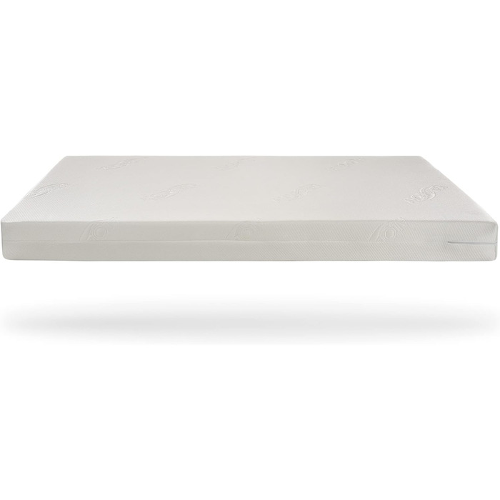 Дитяче ліжечко Love For Sleep з шухлядою та матрацом Aloe Vera 120x60 см, захисні бортики, біле/сосна