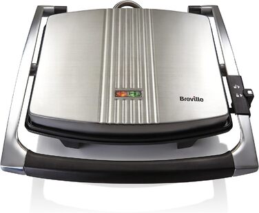Сендвічниця Breville VST026X для 4 тостів, паніні, нержавіюча сталь, кафе-стиль